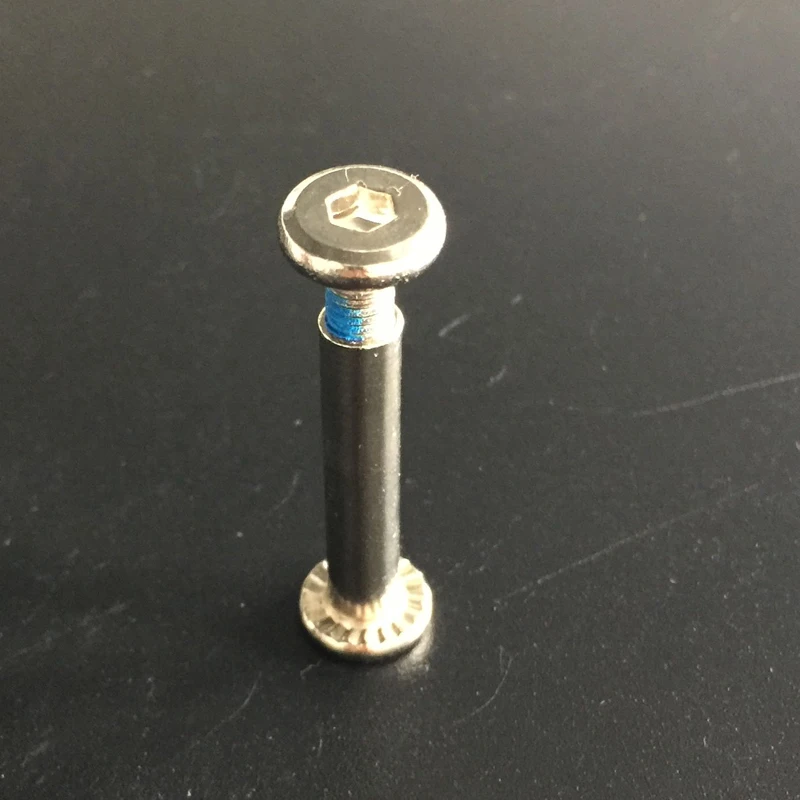 10 قطع عجلة مضمنة تزلج الأحذية المحاور المسمار مسامير od 6 ملليمتر الأسطوانة التزلج شفرات استبدال مسامير