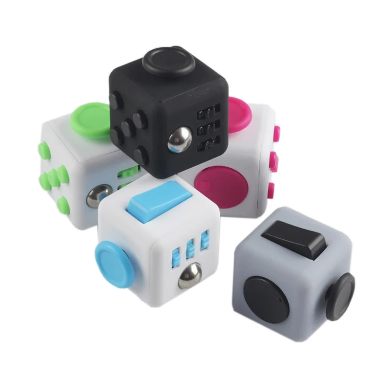 11 colors Magic Fidget Cube Popular desk toy 2016 New Fidget Cube anti irritability toy magic 