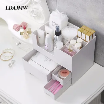 

Cosmetic Storage Box Drawer Mask Finishing Box Desktop European Jewelry Storage Box Makeup Organizer