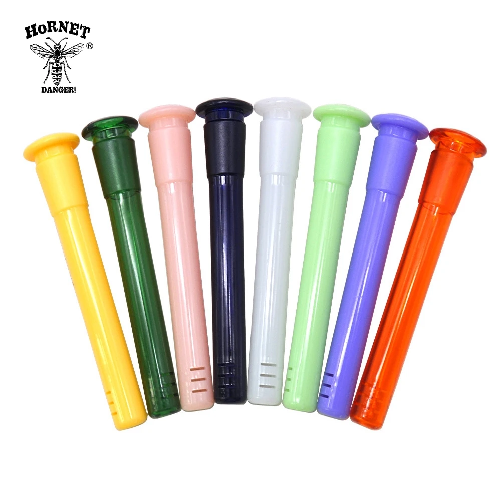 

140MM Acrylic Downstem Diffuser 14mm 18mm Male Female Joint Colorful Acrylic Plastic Down Stem For Glass Banger Water Pipes