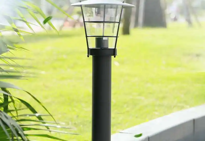 Уличный фонарь для газона, сада, простой современный водонепроницаемый светильник для газона из нержавеющей стали, садовый пейзаж, вилла, уличный светильник
