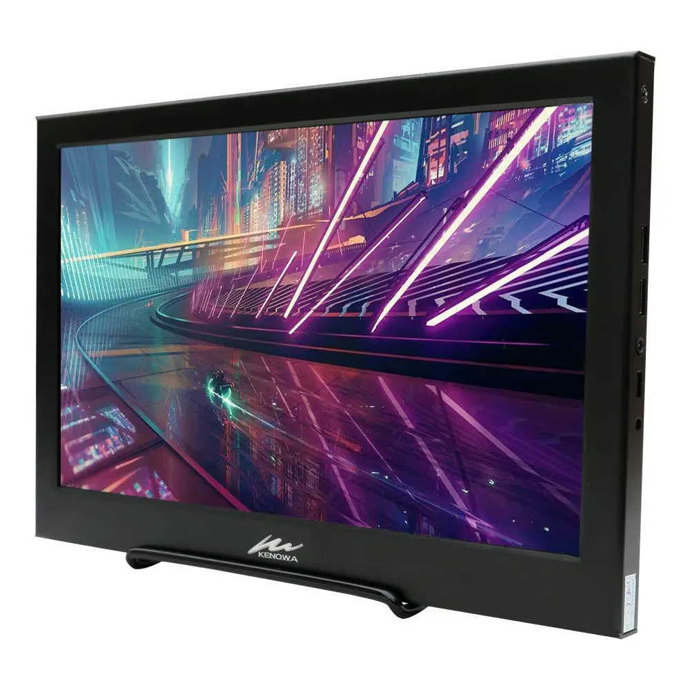 

15.6"IPS Portable LCD Gaming Monitor 1920x1080P HDMI USB Power Port Laptop Display Home Security System For CCTV PC Windows 7 8