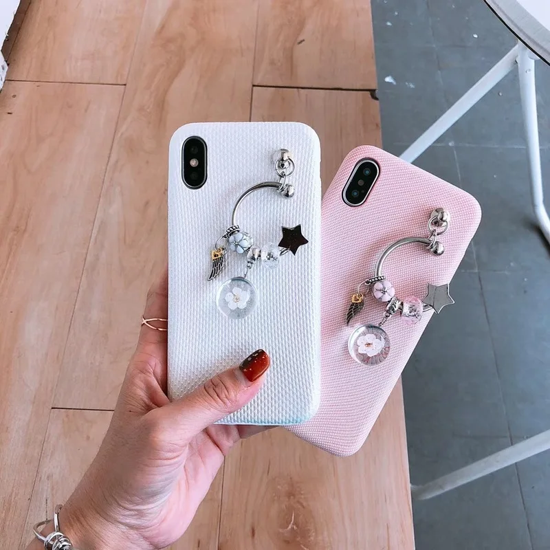 Роскошный модный подвесной чехол для iPhone X 6 XS 6S 7 8 XR MAX мягкий пластиковый Plus