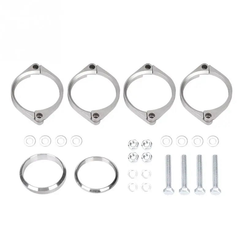 

1 Set Rusted Exhaust Flange Muffler Back Box Repair Clamp Brackets for BMW E46 M3 stainless steel 07119904533