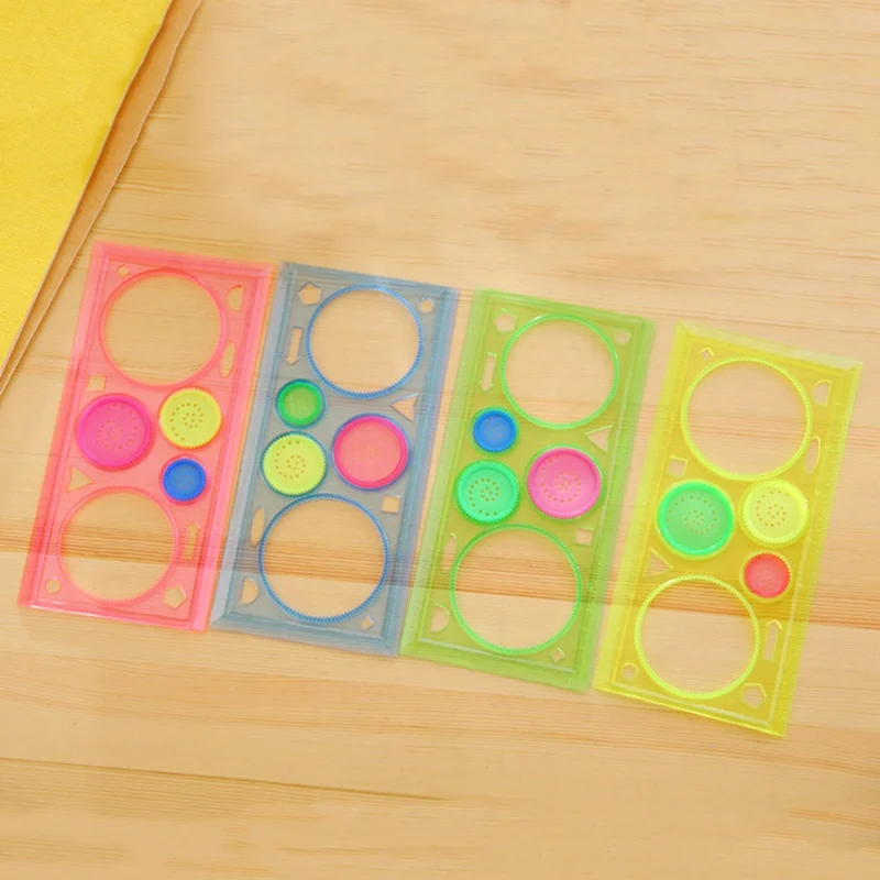 

Painting Multi-function Puzzle Spirograph Geometric Ruler Drafting Tools For Students Drawing Toys Children Learning Art Tool