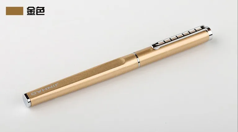 Акция Jinhao 699 Модная красочная 0,38 мм металлическая авторучка дополнительный тонкий наконечник чернильные ручки для рождественского подарка