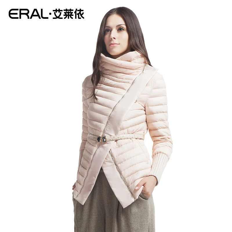 Haute Ral D'hiver Patchwork Vers Le Manteau Col Veste Oblique Qualité De Fermeture Mode Montant Eral2007d Bas Éclair Femmes Court drEqrP