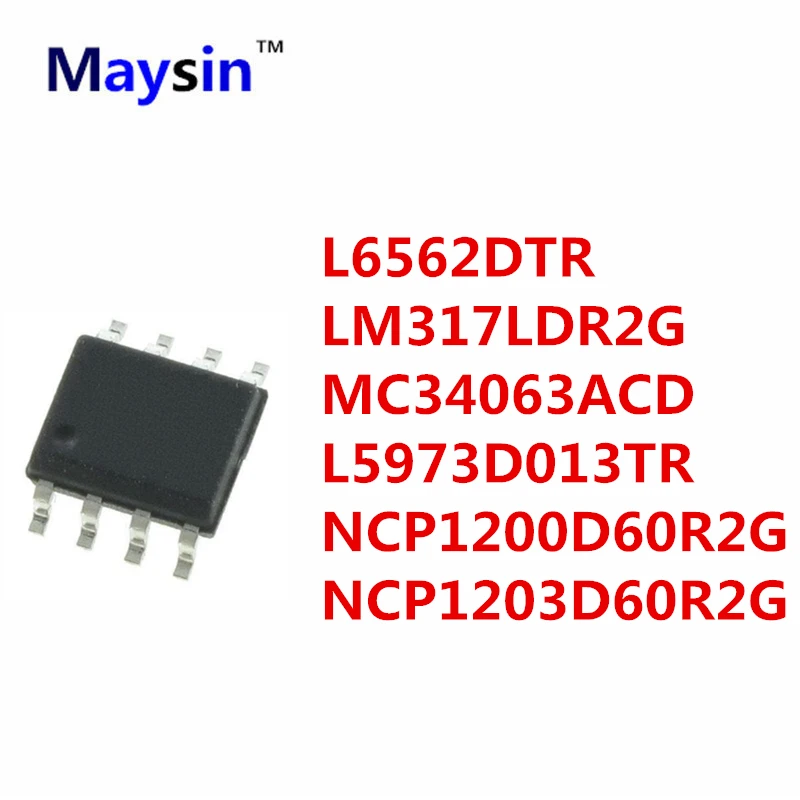 20PCS L5973D013TR L5973D L6562DTR L6562D LM317LDR2G LM317 MC34063ACD ...