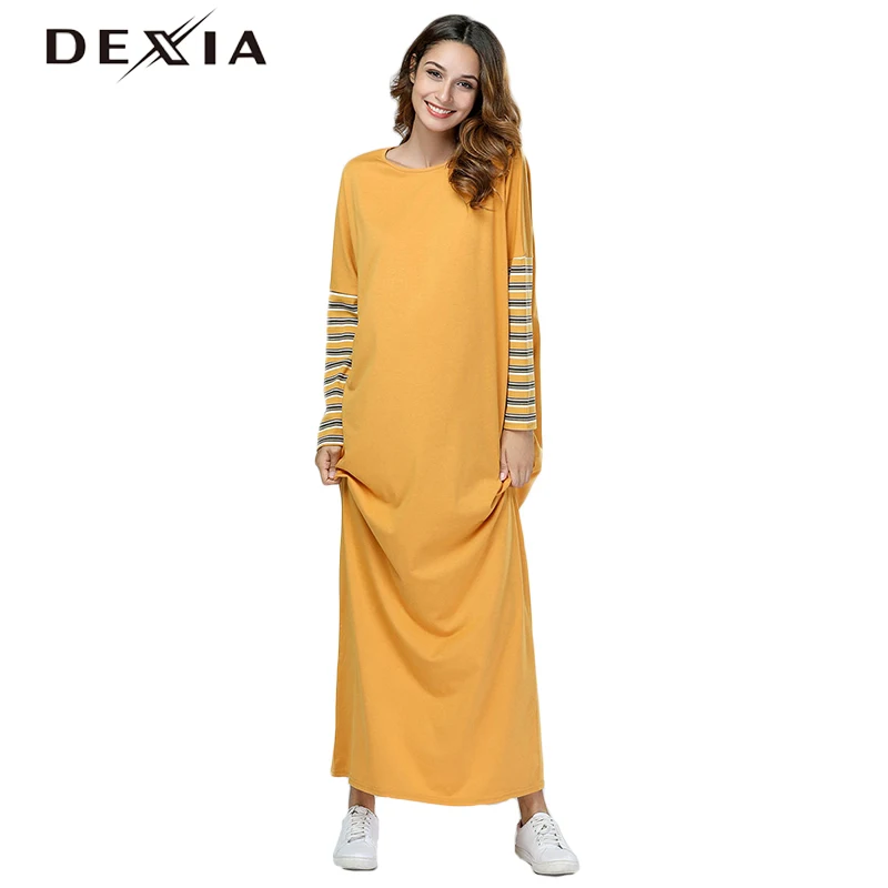 7456 4xl Maxi Longue Plus 3xl Col Longues Robe À Manches Partie tsQrChxd