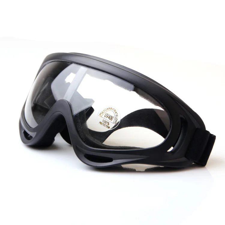 UV400 лыжные очки для мужчин и женщин, анти-туман, для взрослых, зимние лыжные очки, сноуборд, снежные очки,, анти-УФ, MTB, очки для катания на коньках - Цвет: TRANSPARENT