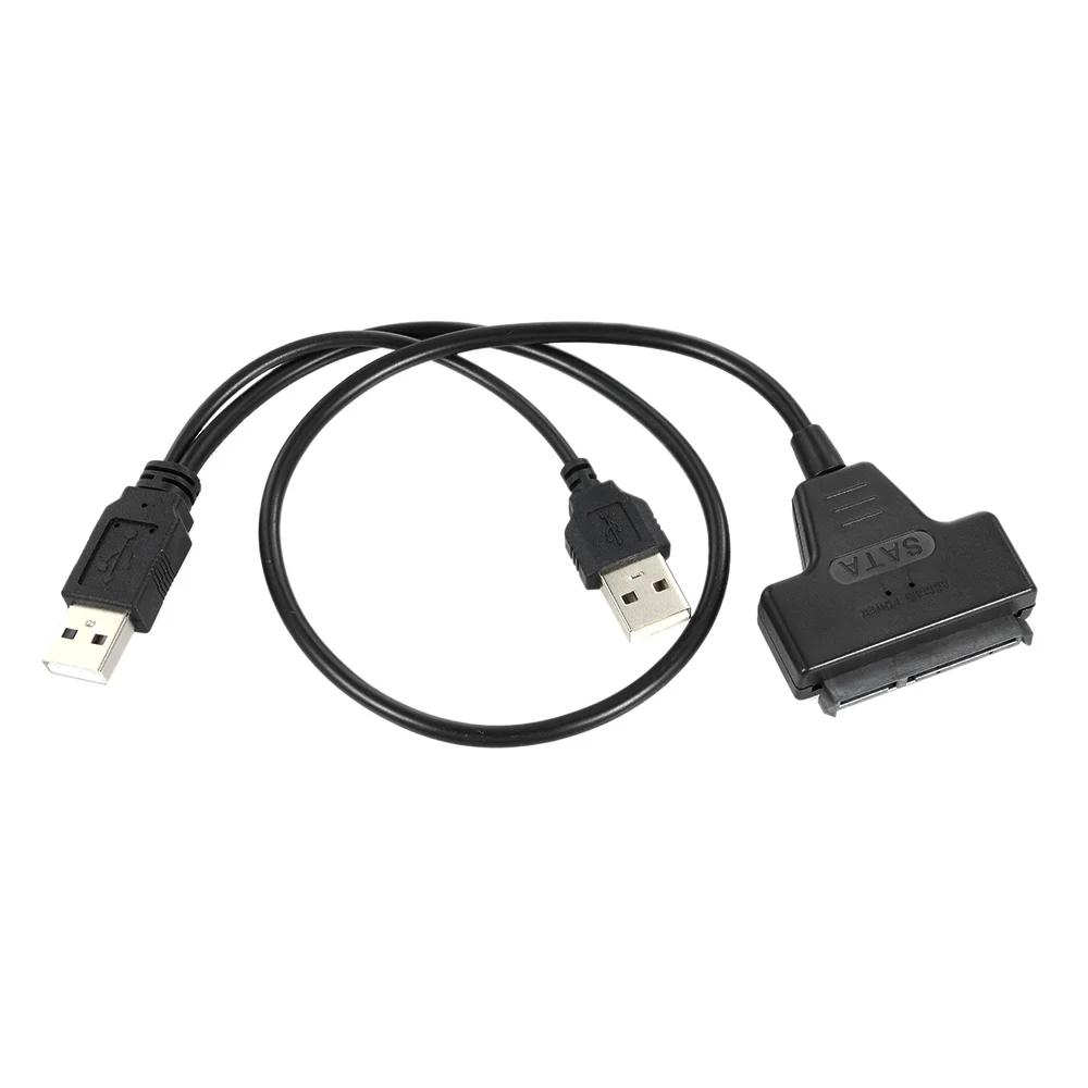 

USB2.0 to SATA 22Pin Cable Adapter for 2.5" SATA HDD Hard Disk Drive Solid State Drive