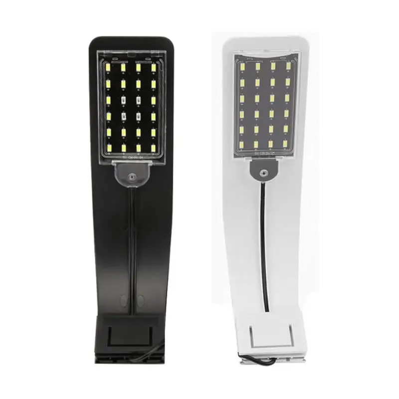 

Super Slim 10W LED Waterproof Aquarium Light Fish Tank Plant Grow Clip Lamp Energy-saving Power supply with High Energy efficien