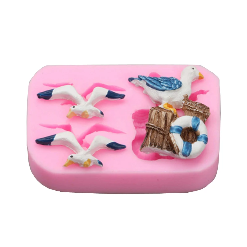NewarrivedSeagullsseabirdssailingcookingtoolsfondantDIYcake