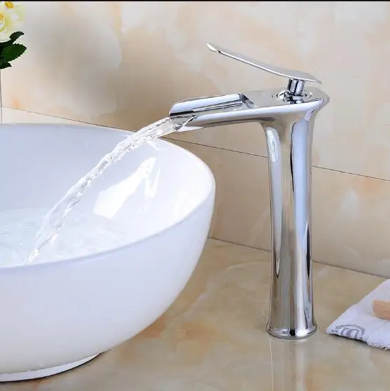 Preise Antike Becken Armaturen Wasserfall Wasserhahn Bad Wasserhahn Einzigen handgriff Waschbecken Mischbatterie Bad Antiken Wasserhahn Messing Waschbecken Wasser Kran