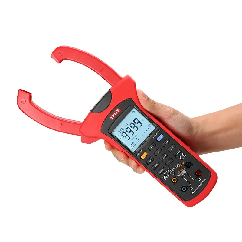 UNI T UT243 измеритель мощности и гармоник мультиметр 3 фазы 600 в 1000 UT 243 наличии|clamp meter