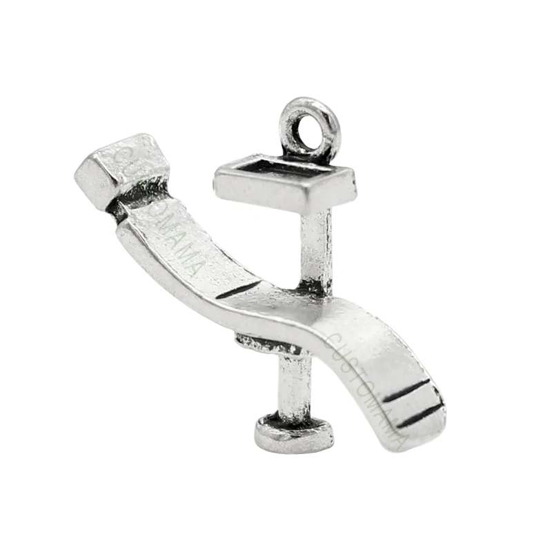 30pcs-Antique Tibetan Silver Dentist Chair Charms pendant 3D 20x23x7mm 30pcs-Antique Tibetan Silver Dentist Chair Charms pendant 3D 20x23x7mm
