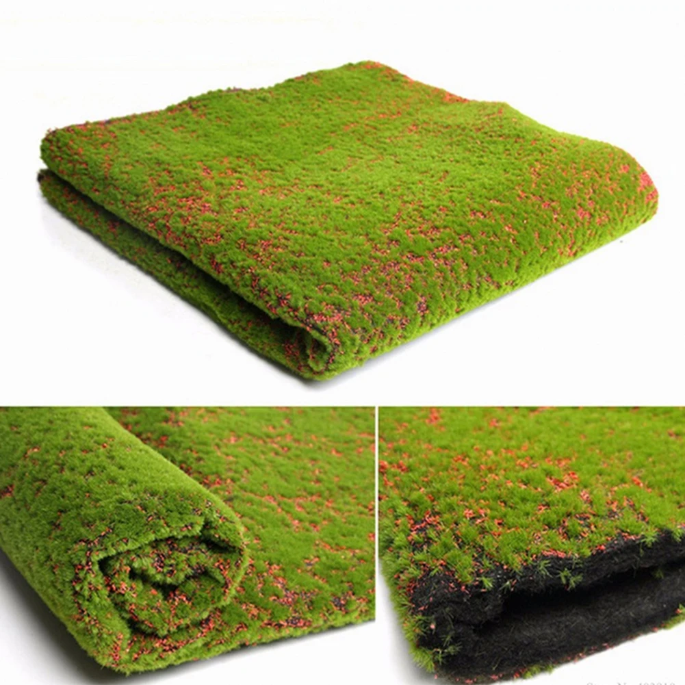 100*100 см искусственные зеленые горшечные растения стены искусственный газон моделирование Газон Зеленый завод сцены окна Дисплей Поддельный мох искусственный газон