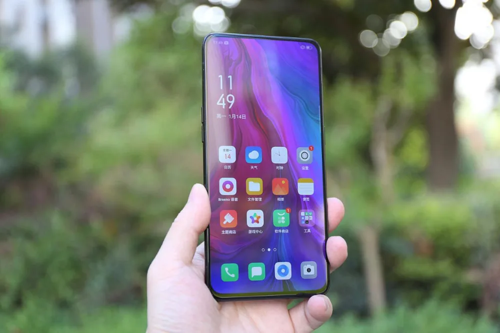 Смартфон OPPO Reno Android 9,0 Octa Core 3 камеры 48MP+ 5MP 3765mAh 6,4 дюймов NFC 2340*1080 отпечаток пальца ID