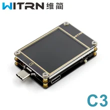 WiTRN-C3 вольтметр тока USB тестер QC4+ PD2 3,0 PPS протокол быстрой зарядки тестирование CC Таблица