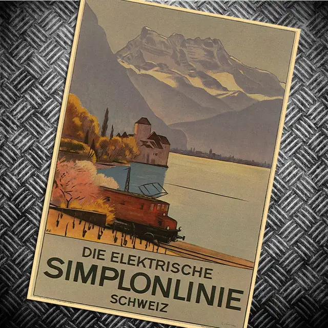 Canada Vancouver Wall Sticker Vintage Posters Motivational Retro Poster