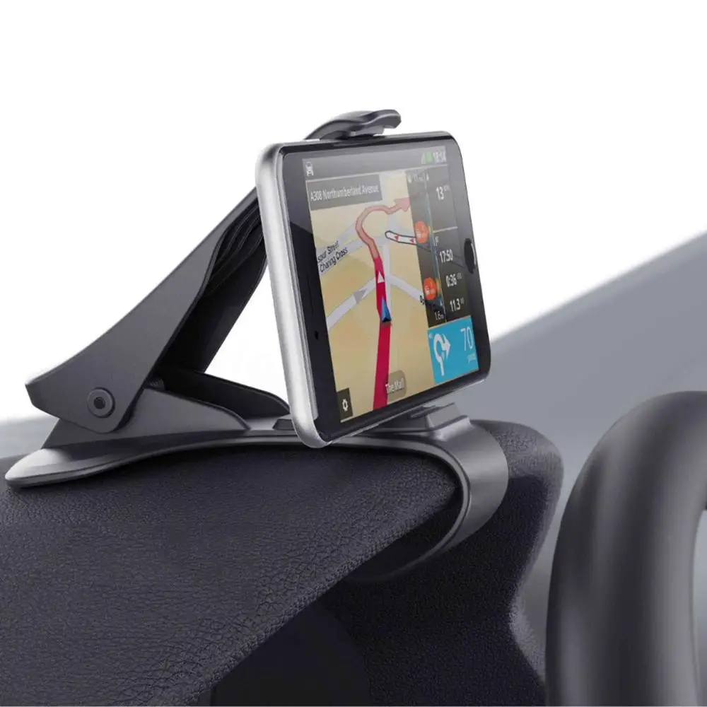 

Universal Clip On Car HUD GPS Dashboard Mount Cell Phone Holder Non-slip Stand