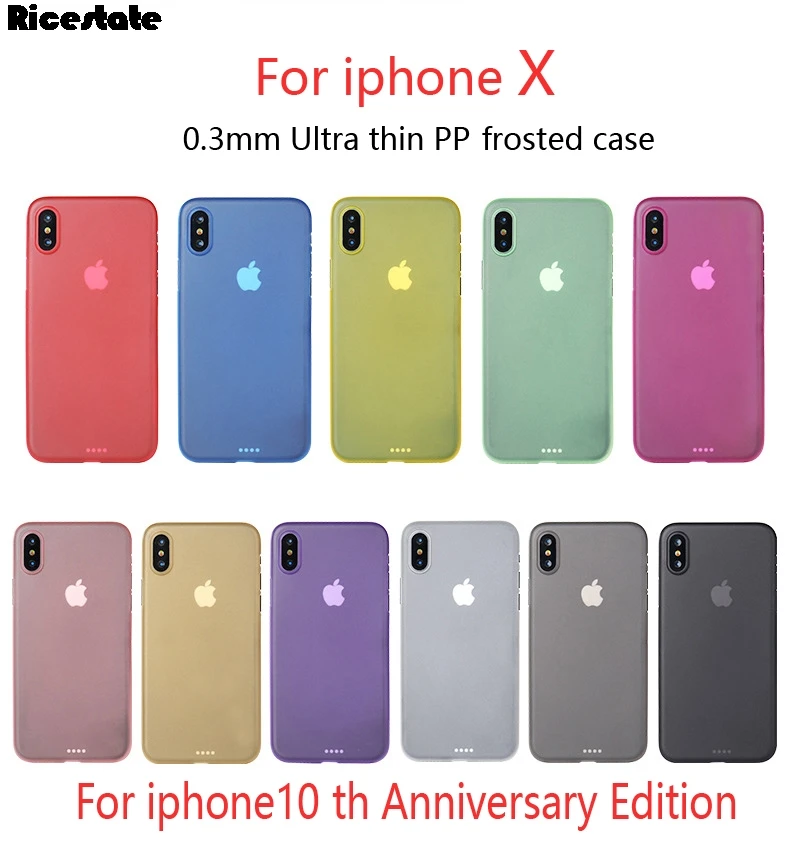 

0.3mm Ultra Thin frosted Case For iphone X For iphone XR XS MAX Matte Plastic Back Cover Case for iphone X XR XS XSMAX Case