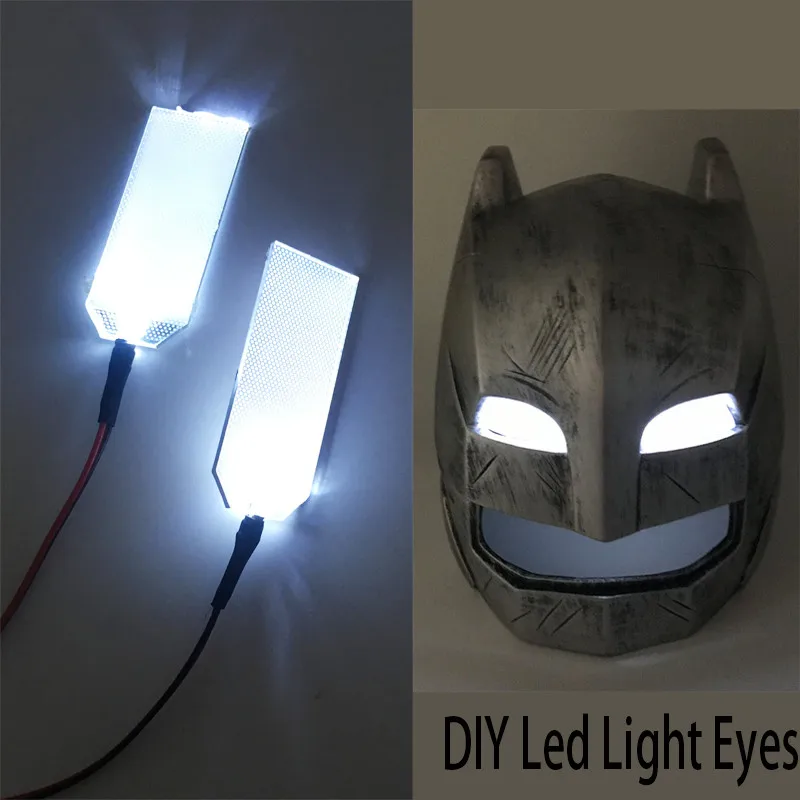 DIY 1:1 Led Light Eyes For Batman Ironman Black Panther Helmet Eye Mask Fitting