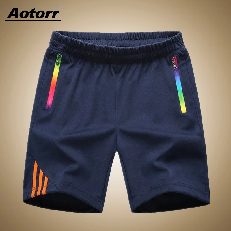 Летние Для мужчин пляжные шорты в полоску повседневные мужские шорты для занятий спортом Стиль Для мужчин s однотонный дышащии эластичные для талии одежда больших размеров, брюки с начесом, Размеры 5XL