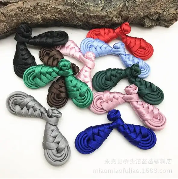 

10PCS high-grade Chinese frog buttons 7CM handmade buttons CHINESE KNOT BUTTONS chinese wind invitations&costume accessories