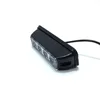(2pcs/lot) DC12V 24V 4-LED White & Amber Car Truck Van Side Strobe Light Warning Flasher Caution flash Emergency Construction ► Photo 3/6