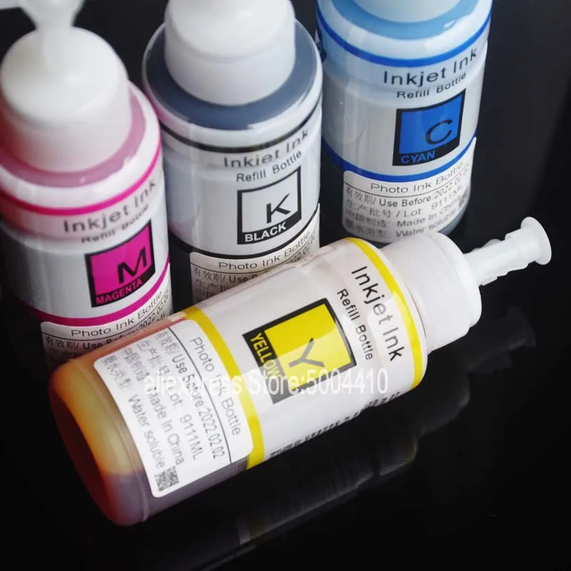 Для Epson L605 L655 чернила Ecotank чернильная бутылка multipack 664 набор чернил 70 мл