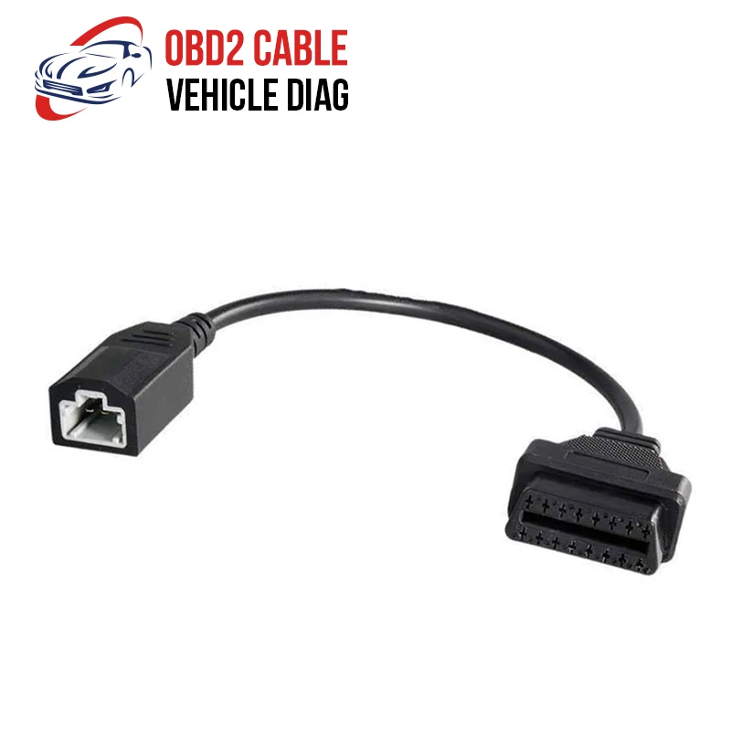 OBD 2 кабель для Honda 3 Pin OBD2 до 16 Pin Женский Для Авто диагностический инструмент удлинитель соединительный кабель 16 Pin до 3 Pin