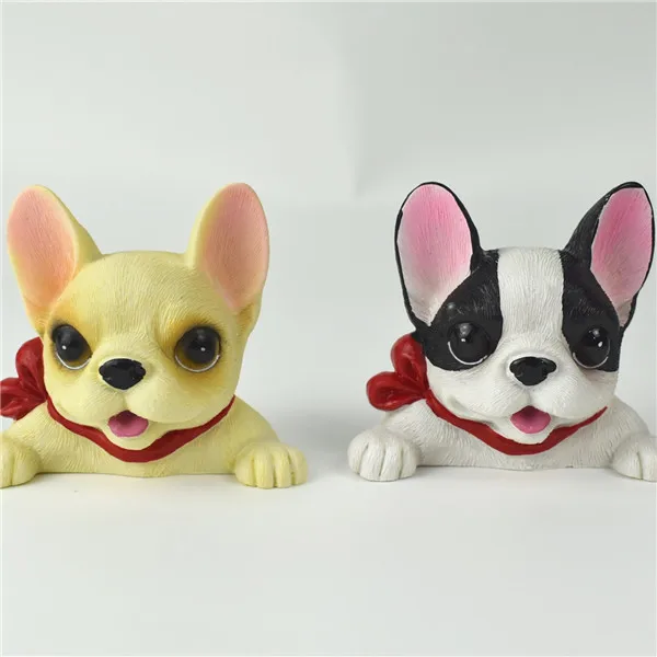 French Bulldog cute puppy dogs resin switch stickers fridge magnets - 4