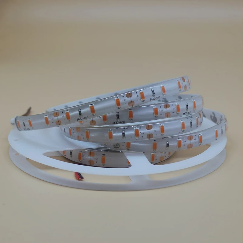 Кабель Светодиодная лента лампа 12V 3528 5050 5630 SMD теплый холодный белый 300led 5 м