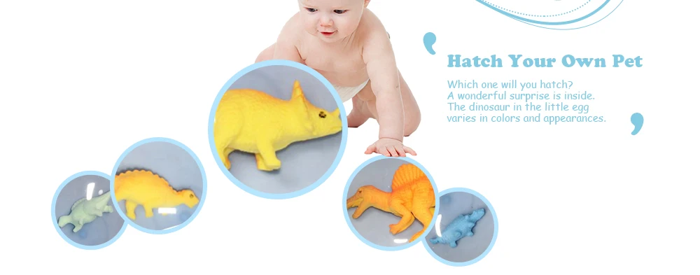 Growing Dinosaur Eggs Hatching Toys Water Kids Educational Novelty
