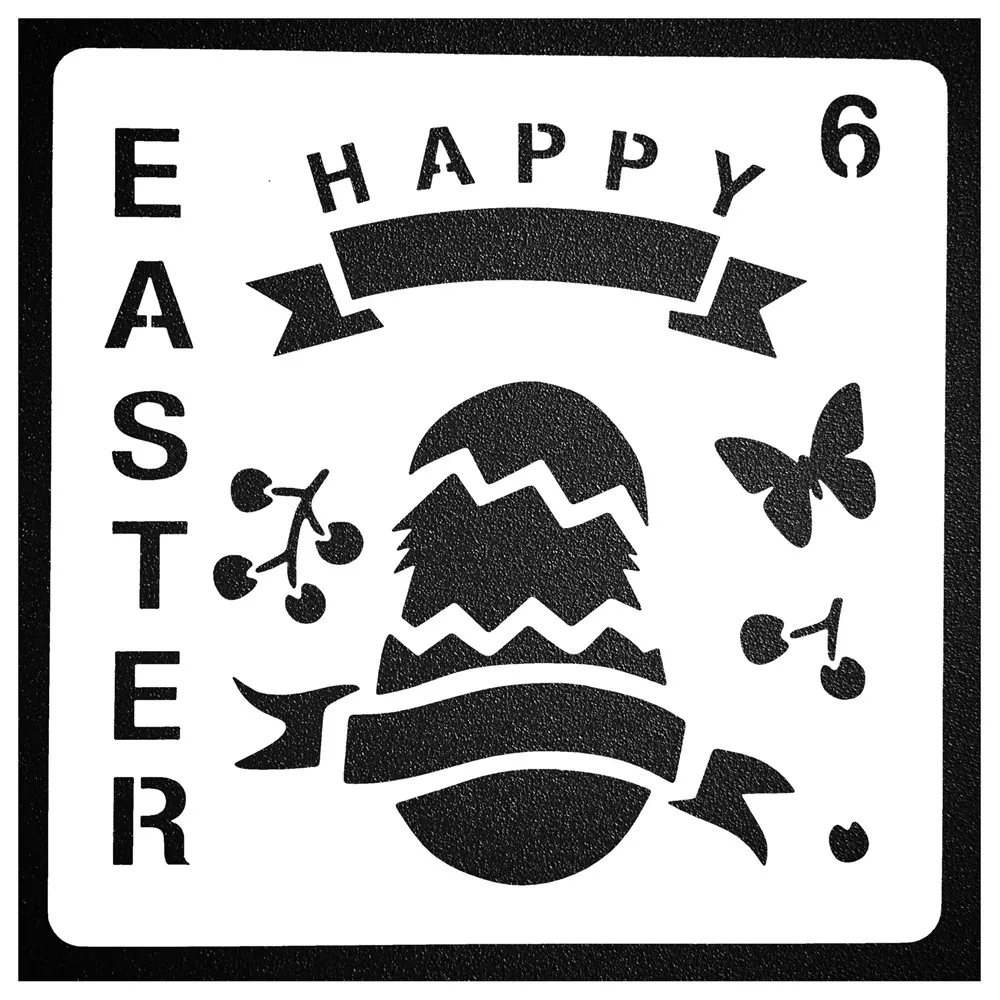 Easter DIY Craft Layering Stencils For Walls Painting Scrapbooking ...