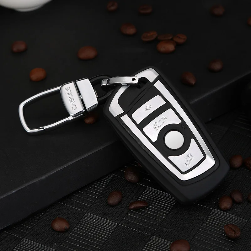 Ключа автомобиля чехол для BMW X1 X3 X4 M3 X6M4 M5 520 525 f30 f10 F18 F05 F10 F20 F30 Z4 E90 мягкий, из ТПУ, защитный оболочка для Smart ключа