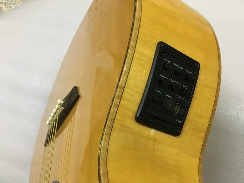 42 дюймов Крупногабаритные акустические электрогитары с эквалайзером|jumbo guitar|guitar
