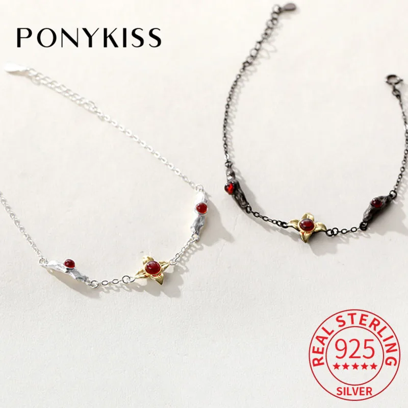 Стильный серебряный аксессуар PONYKISS 100% дюйма для девушек | Украшения и аксессуары