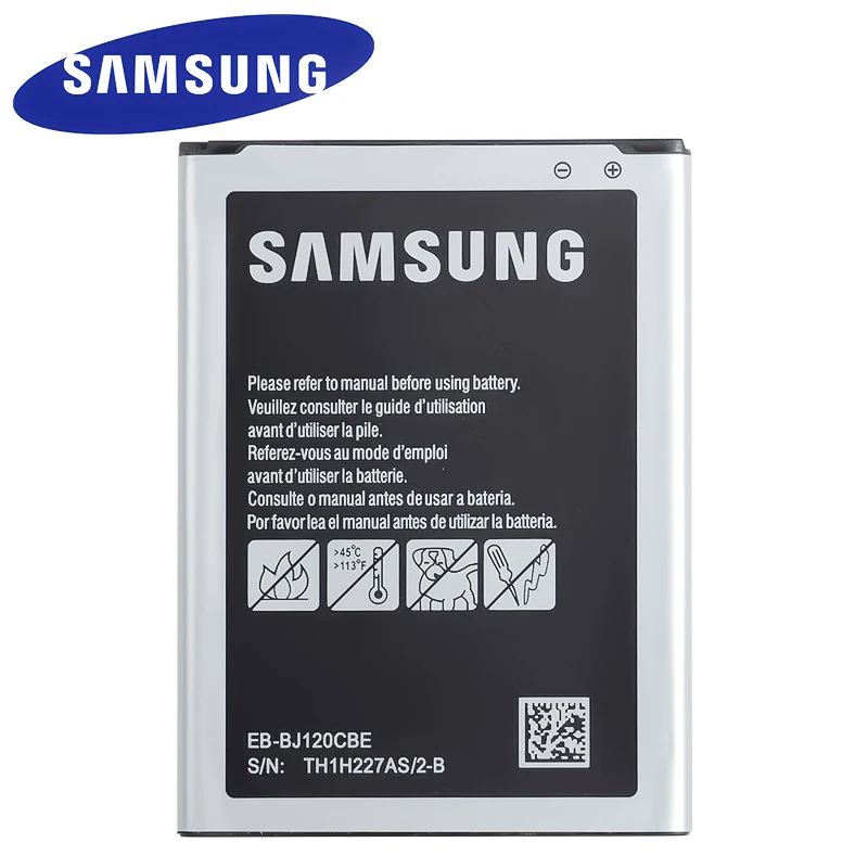 Оригинальный аккумулятор Samsung для Galaxy Express 3 J1 2016 J120 J120F J120A J120H J120T J120DS EB BJ120CBE 2050