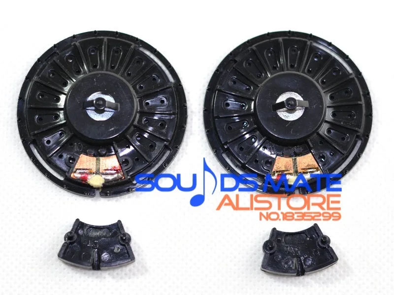 Black Replacement Headphone Parts Speakers Drivers Sound