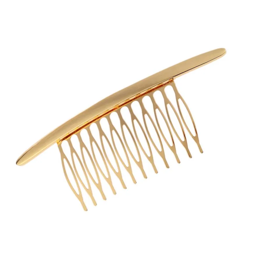 Molans модные гладкие золотые серебряные расчески для волос с оленьими рогами, заколки для волос, индивидуальные Простые Изогнутые женские заколки для волос, заколки для волос - Цвет: Gold Pine Branches