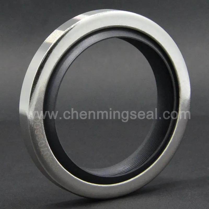 25*40*8 mm Separate Media Lip PTFE Oil Seals Rotary Shaft With Dual Stainless Steel Housing For Compressors Mixers | Автомобили и