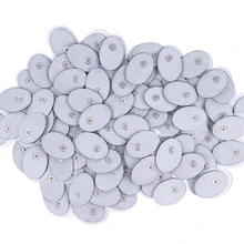 100 шт. 3,5 мм штекер многоразовая гелевая электродными пластинами для нерва мышцы стимулятор десятки импульсный машинка для иглоукалывания массаж для похудения патч