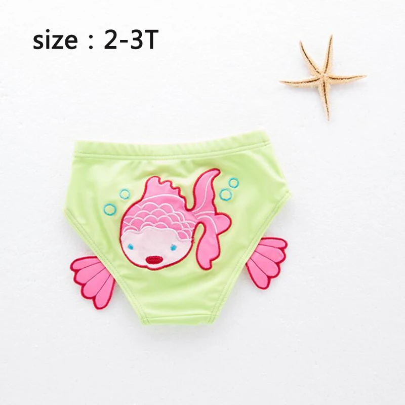 Купальный костюм для детей от 0 до 3 лет, детские плавки для мальчиков и девочек, пляжные шорты, детский купальный костюм - Цвет: size 2-3t