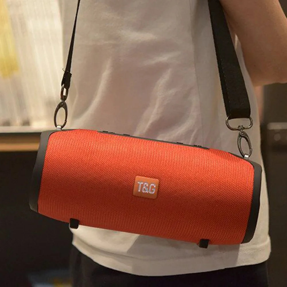 

1200 MAH Voice Calls Function Bluetooth Speaker HiFi Stereo Speaker Support TF Card SD Card USB AUX Wireless Handsfree