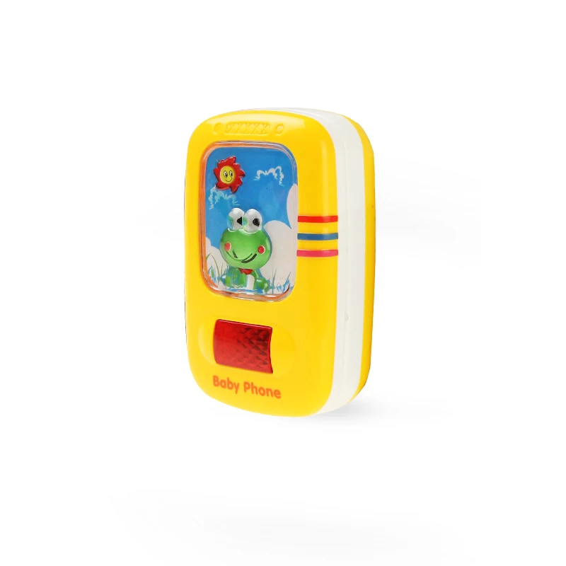 Слайдер, мультяшный телефон, игрушка для детей, обучающая игрушка, мобильный телефон, для детей, для обучения, для обучения, музыкальный звук, телефон, электрическая игрушка, подарок - Цвет: Yellow