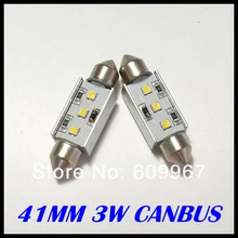 12 В светодиодные лампы canbus led light 41 мм 3 Вт canbus автомобильная лампа canbus cree чипы светодиодный купол свет номерного знака свет автомобиля Чтение свет