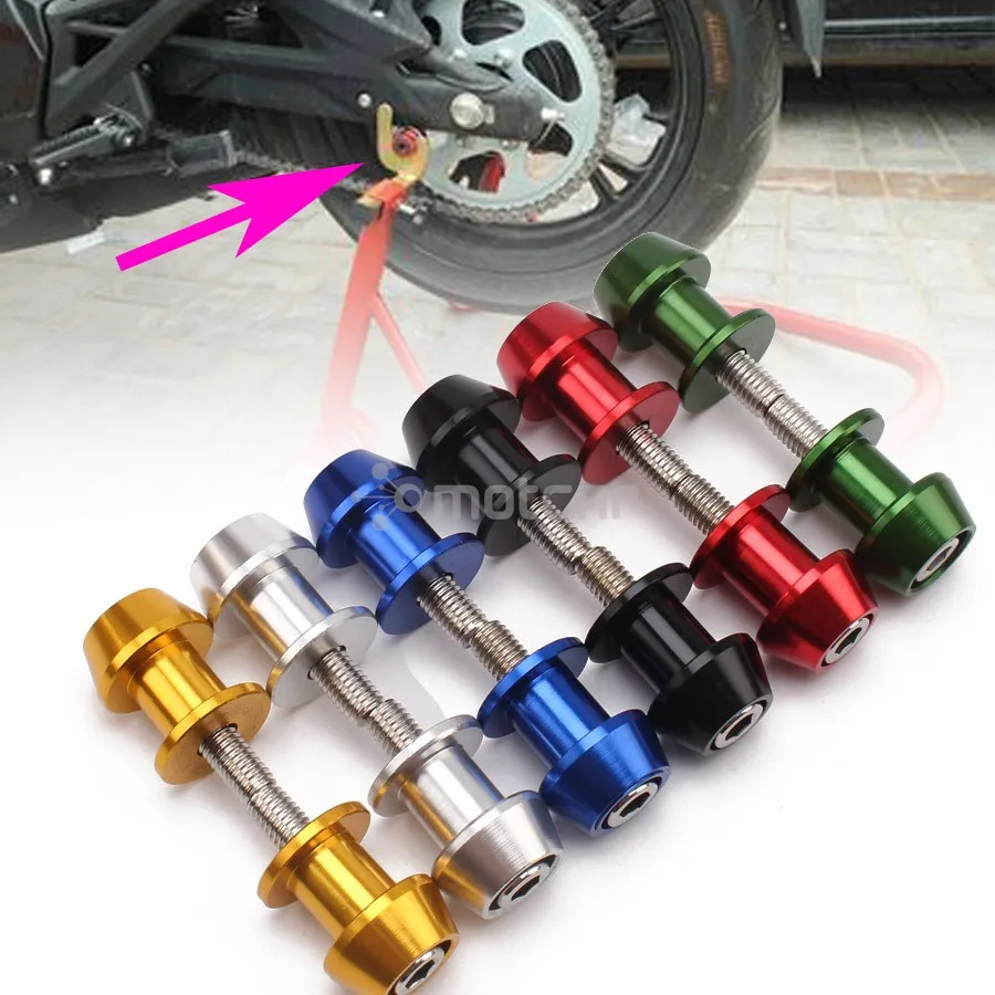 

Motorcycle CNC 10mm Rear Stand Swing Arm Spool Sliders Stand Swingarm Bobbins Spools Stand Screws 6colors for Motocycles Custom