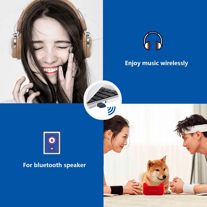 Bluetooth 4,0 КСО Dongle адаптер bluetooth-приемник USB для смартфонов Desktop наушники для ПК